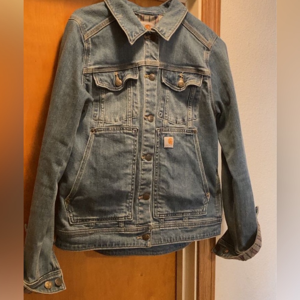 Cathartt Womens Jean Jacket, size s.